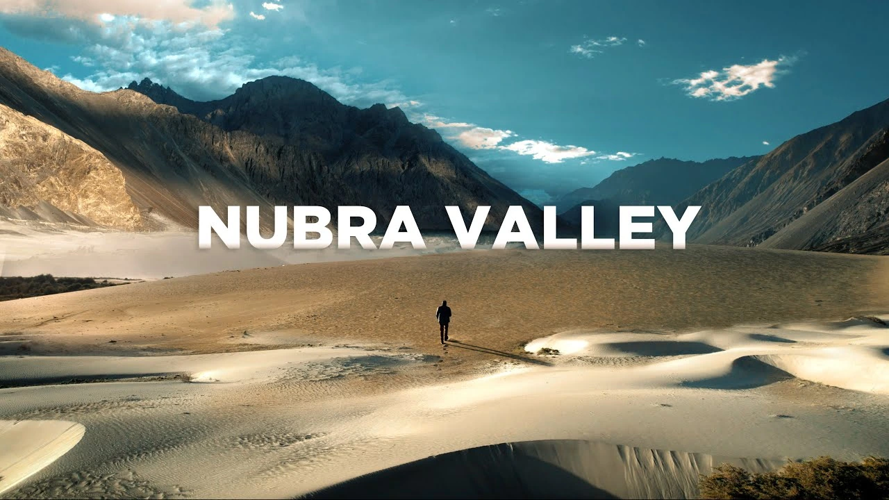 Nubra Valley sand dunes monastery landscape