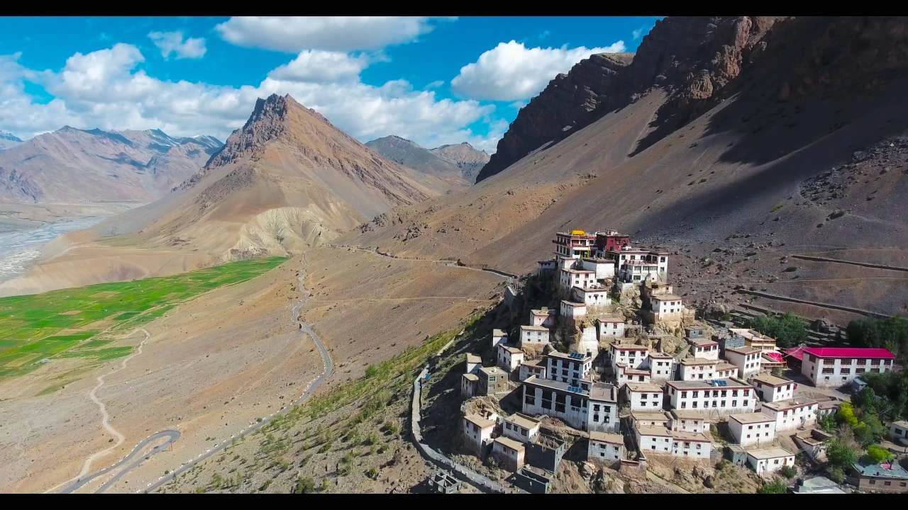 Key Monastery Spiti Valley mountains